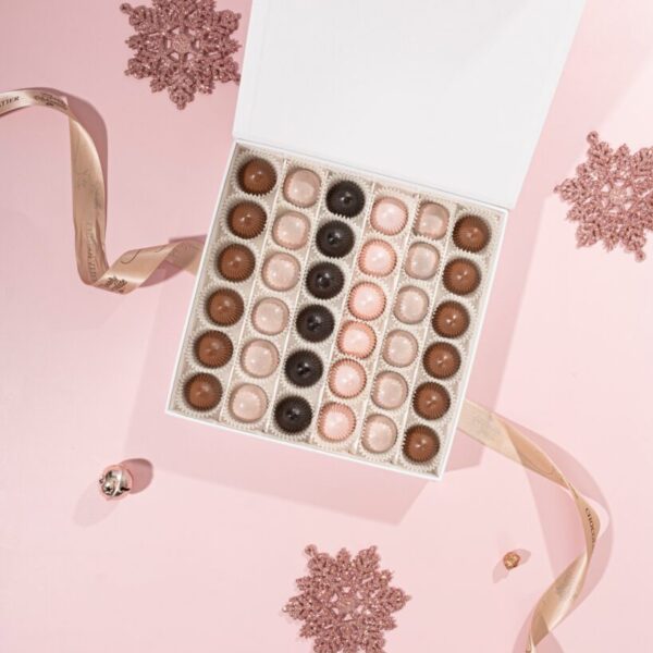 Luxusný čokoládový box by Kate Baranovic 36ks praliniek